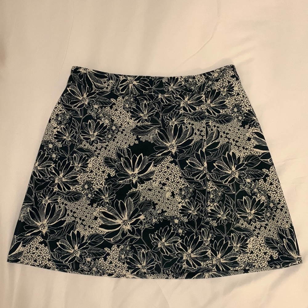 Abercrombie & Fitch Floral Wrap Skirt